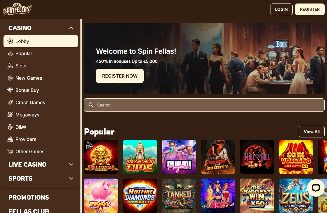 Spinfellas Casino